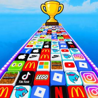 Thumbnail for Logo Block Race Game