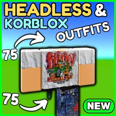 Thumbnail for [🎃LIMITEDS] Headless & Korblox Outfits Game