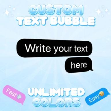 Thumbnail for Create Text Bubble UGC Game
