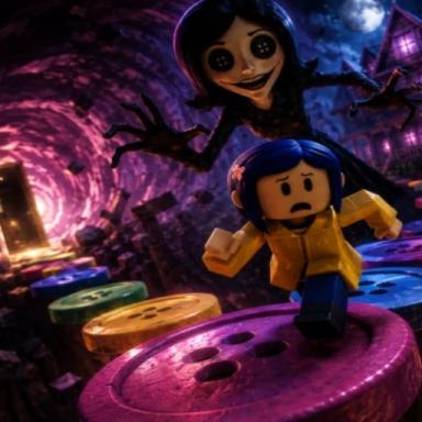 Thumbnail for 🧵[UPDATE!!!] Coraline The Obby 🧵 Game