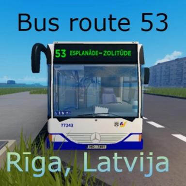 Bus route 53, Rīga Latvija [Alpha stage] [In dev] icon