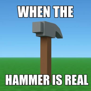 when the hammer is real (UPD) icon