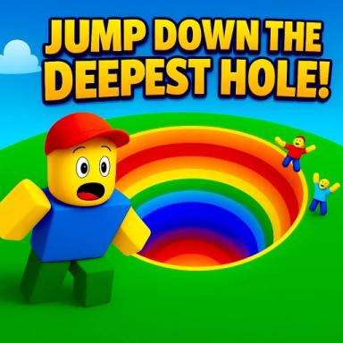 Thumbnail for Jump Down The Deepest Hole! Keyboard Obby Game