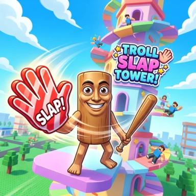 Thumbnail for 🤯INSANE Troll Slap Tower  Game