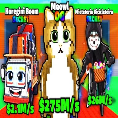 [🦉] Steal A Brainrot: OP MEOWL 999Sx/s 🦉 icon