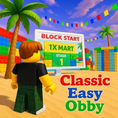 Thumbnail for Classic Easy Obby (Summer 2026 🏖️) BETA🔥 Game