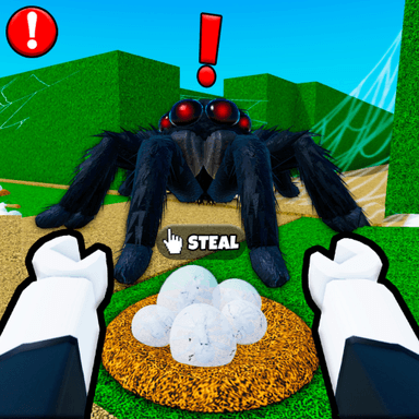 Steal Eggs from Spiders! 🕷️ icon