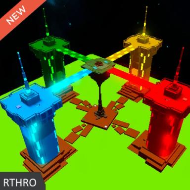 Red VS Blue VS Green VS Yellow icon