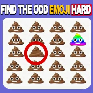💩 Find The ODD Emoji Quiz icon