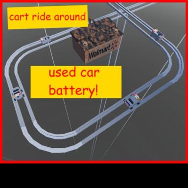 [UPDATE] cart ride around a used car battery icon