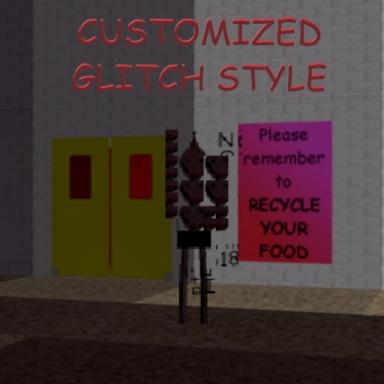 Customized Glitch Style icon