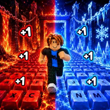 Thumbnail for +1 Speed Keyboard Ice and Lava Key Escape Game
