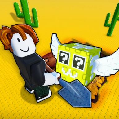 Thumbnail for 🪏 Dig Lucky Blocks for Brainrots! Game