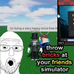 throw bricks at your friends simulator icon
