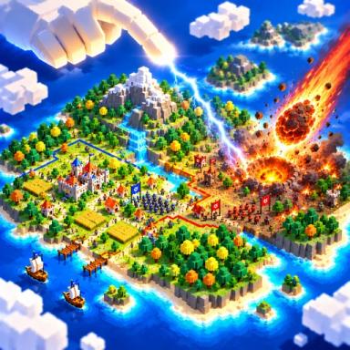 Thumbnail for 🌍 God Simulation SandBox [⚔️ AGE OF HEROES] Game