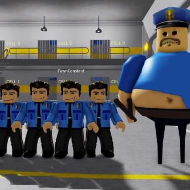 Thumbnail for POLICE PLAYERS PRISON RUN! (Obby) Game