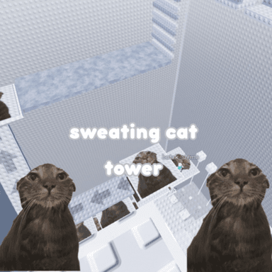 sweating cat tower icon