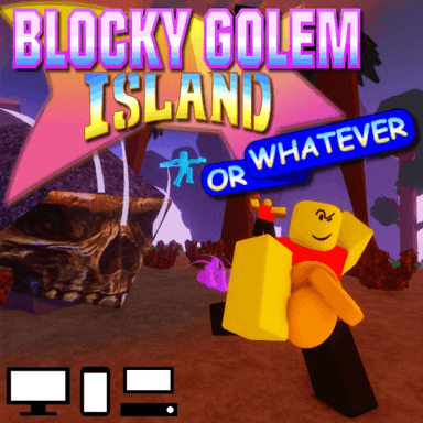 Blocky Golem Island or whatever icon