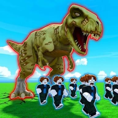 Thumbnail for DINO vs HUMANS 🦖 Game