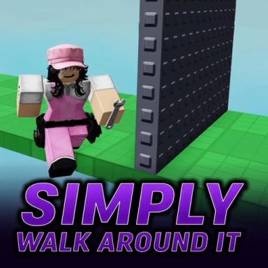 Thumbnail for simply walk around it (OBBY) Game