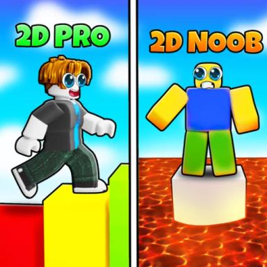 Thumbnail for 🔥ESCAPE 2D OBBY!🔥 Game