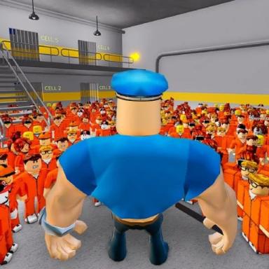 MUSCLE POLICE VS PRISONERS PRISON RUN! (Obby) icon