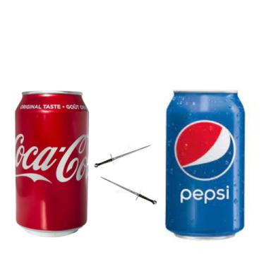 coca cola vs pepsi icon