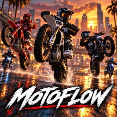 Thumbnail for 🎡 [SPIN UPDATE] MOTOFLOW 🏍️| Stunts & Freeride🔥 Game