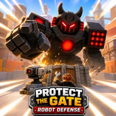 Thumbnail for [🔥UPD!]Protect The Gate: Robot Defense Game