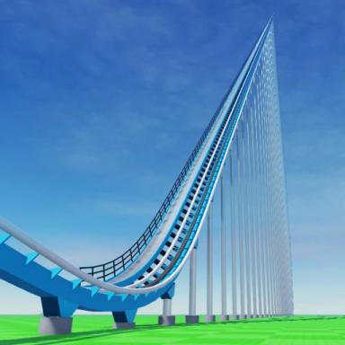 Thumbnail for Highest Roller Coaster on Roblox Game