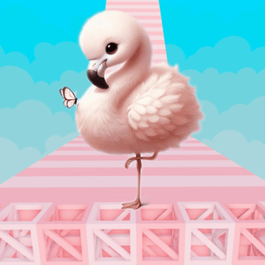 Pink Flamingo Obby 🦩 icon