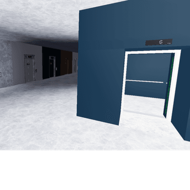 Updated modern, new model of Otis elevator icon