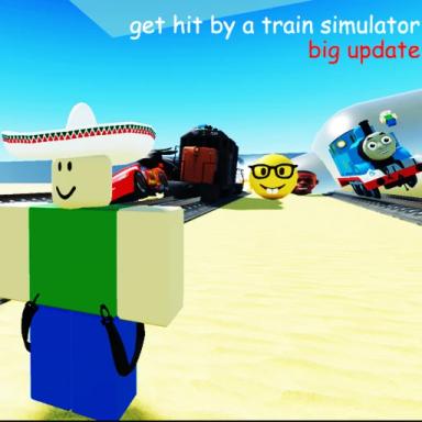 get hit by a train simulator (new update) icon
