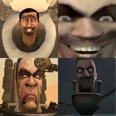 Merge 2048 Skibidi Toilet icon