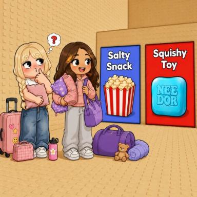 Thumbnail for Would You Rather: Sleepover Tower 🍓 Game