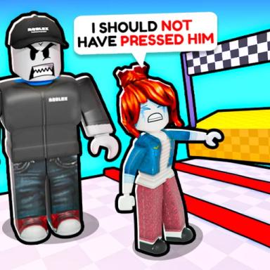Thumbnail for Don't Press Roblox Game