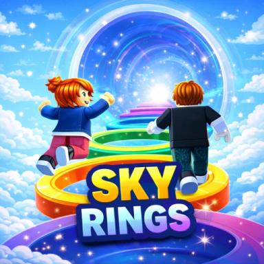 Thumbnail for Sky Rings Obby [EASY → HARD] Game