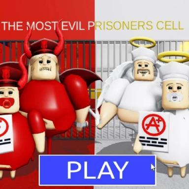 Thumbnail for DEVIL VS ANGEL FAMILY PRISON RUN! (Obby) Game