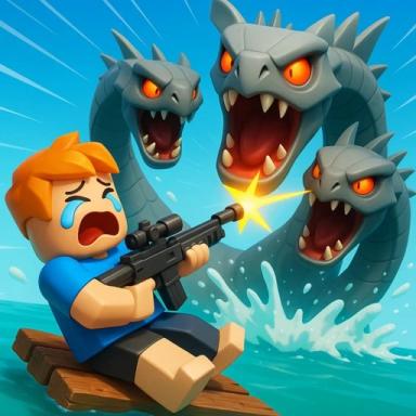 Thumbnail for [NEW] Fishing With Guns - SEA UPDATE Game