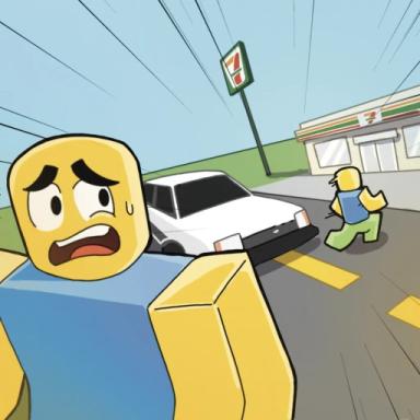 Thumbnail for cross a street simulator [UFO UPDATE!👽❄️] Game