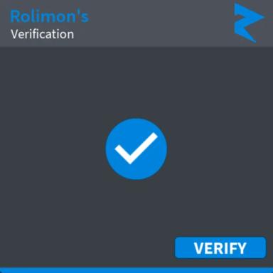 Rolimon's Verification icon