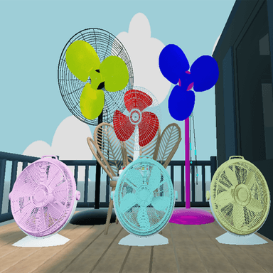3 Beach Houses with Many Fans icon