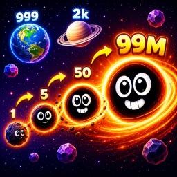 Blackhole Simulator 🌀 [EAT PLANETS!] icon