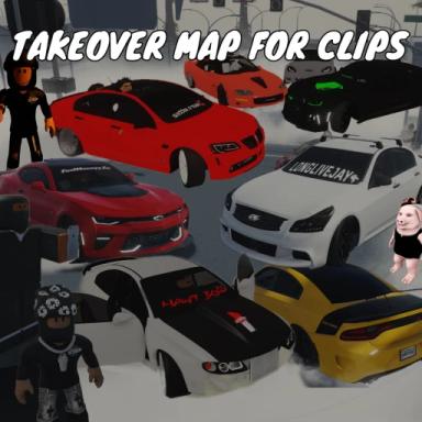 Thumbnail for TAKEOVER MAP FOR CLIPS (More Cars in description) Game