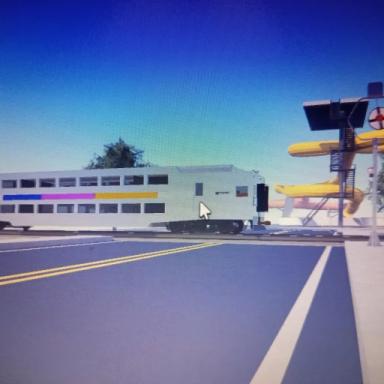 Crossing railroad (grass and snow update) icon
