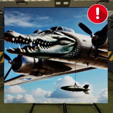 Thumbnail for 🚪Survive BOMBARDIRO CROCODILO In Area 51 🔦 Game
