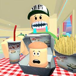 🍔 ESCAPE BURGER SHOP OBBY! [NEW!] icon