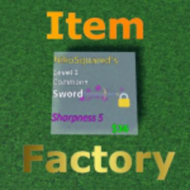 Thumbnail for Item Factory Testing Game