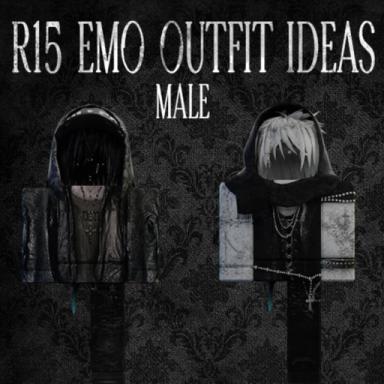 Thumbnail for [🕷️] R15 Emo/Gothic Boy Outfit Ideas Game
