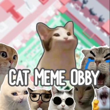 Thumbnail for Cat Meme Obby Game